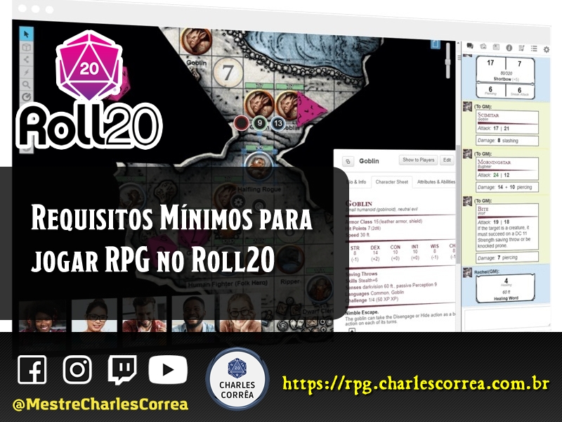 Requisitos e Melhorias para Jogar RPG no Roll20
