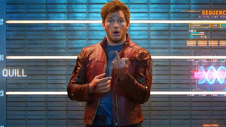 Peter Quill, o Star Lord e sua habilidade para encrencas.