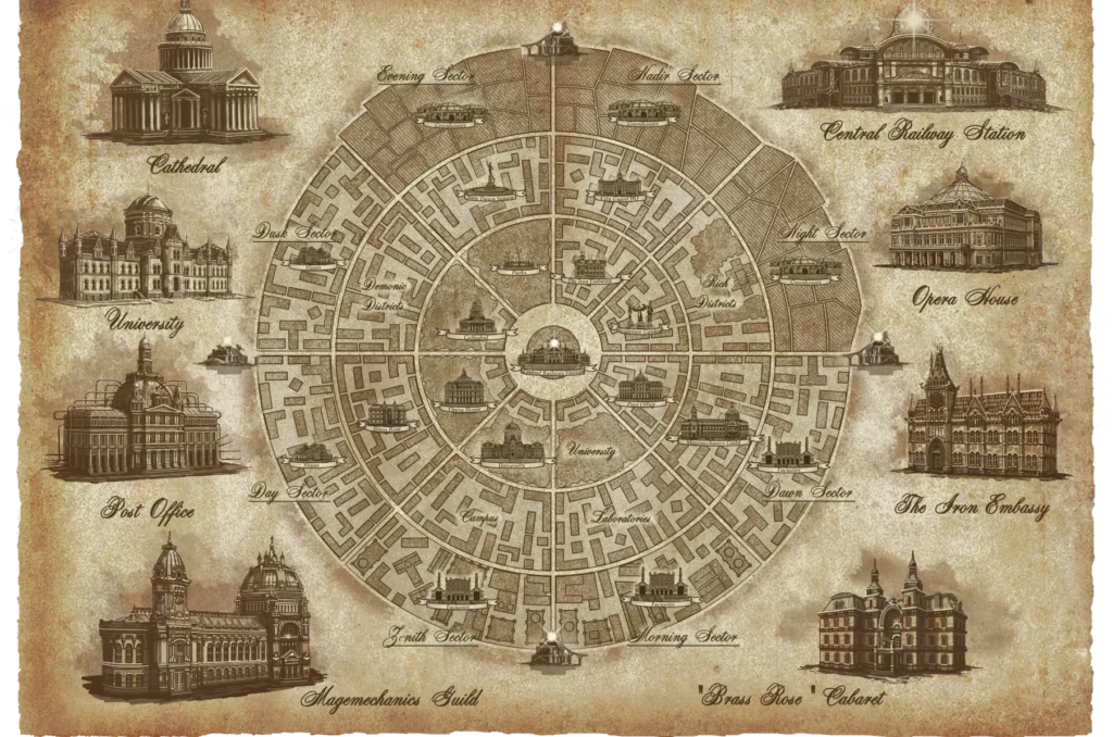 Vem ai: A Cidade do Sol a Vapor para Savage Worlds - RPG - Role Playing Game - RPG - Mestre Charles Corrêa - -