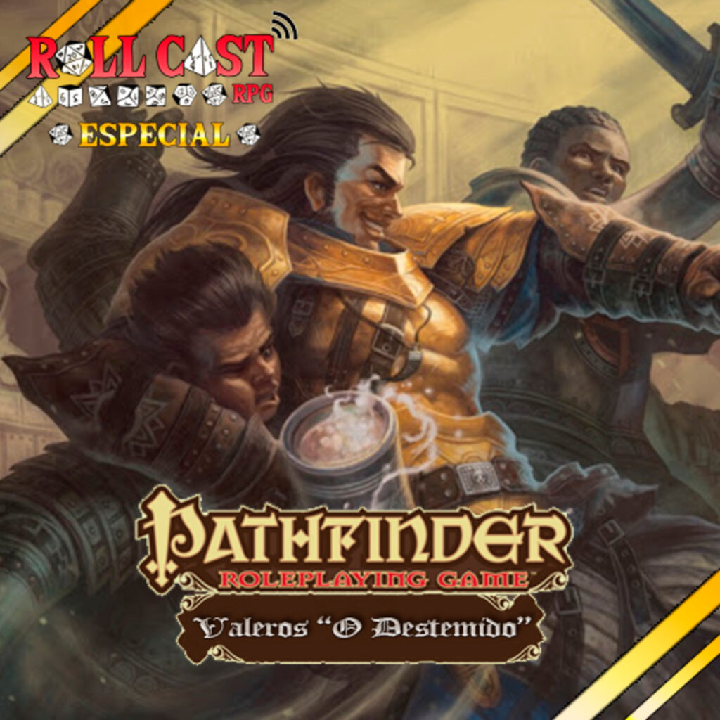 Especial Pathfinder/Roll Cast RPG - Valeros, O Destemido (Roll Cast Rpg - Áudio Dramas) - Dicas - RPG - Mestre Charles Corrêa - - Hoje, dia 1º de agosto de 2019, data de lançamento deste episódio, estamos aqui para dizer que a pedido da editora New Order em parceria com o Roll Cast, trazemos um presente para você ouvinte. Pois é, não queríamos ficar de fora da festa de lançamento simultâneo da 2ª edição de Pathfinder, então preparamos um especial.
Um pequeno conto, sobre um dos personagens mais icônicos deste Universo.
Um útimo aviso...
Como o dia é de festa, conseguimos mais um presente pra você ouvinte. Acessando o site  https://www.cavernadodm.com.br você encontra incríveis miniaturas para enriquecer a sua mesa de RPG ou simplesmente colecionar.  Basta informar “rollcast” no campo de cupom de desconto e pronto. Você ganha 10% de desconto na sua compra, simples assim. Mas corram... antes que acabe! Então, sem mais delongas, acendam uma fogueira, abram um bom pingoblin e preparem-se para este especial de Pathfinder 2ª edição do Roll Cast RPG, onde apresentamos.... Valeros, O Destemido! Roteiro, Marcos Souza.
Edição e sonorização:
Luiz Massis - Tem um podcast e precisa de edição? Maiores informações em 11-98110-4317 Com as vozes de;
Alvaro Castilho, como Valeros.
Lucas Dressler, do site e podcast Questcastbr como Evran. Twitter - Insta
Jeferson Stankowski, do site e podcast dado viciado, como Mondred. Twitter - Insta
Shelly Poison, do RPGnext e Conntinuum, como Saedhel.
Mari Ribeiro, do Mileniados, como atendente.
Tatiane Lima, como garota 1.
Patricia Bernardo, como garota 2.
Luciana Vidal, como garota 3.
Advanilton Azevedo, como voz de apoio. #rollcastrpg #pathfinder2e #AudioDrama #Storytelling #StorytellingBR #PodcastBR
Hoje, dia 1º de agosto de 2019, data de lançamento deste episódio, estamos aqui para dizer que a pedido da editora New Order em parceria com o Roll Cast, trazemos um presente para você ouvinte. Pois é, não queríamos ficar de fora da festa de lançamento simultâneo da 2ª edição de Pathfinder, então preparamos um especial.
Um pequeno conto, sobre um dos personagens mais icônicos deste Universo.
Um útimo aviso...
Como o dia é de festa, conseguimos mais um presente pra você ouvinte. Acessando o site  https://www.cavernadodm.com.br você encontra incríveis miniaturas para enriquecer a sua mesa de RPG ou simplesmente colecionar.  Basta informar “rollcast” no campo de cupom de desconto e pronto. Você ganha 10% de desconto na sua compra, simples assim. Mas corram... antes que acabe!
Então, sem mais delongas, acendam uma fogueira, abram um bom pingoblin e preparem-se para este especial de Pathfinder 2ª edição do Roll Cast RPG, onde apresentamos.... Valeros, O Destemido!
Roteiro, Marcos Souza.
Edição e sonorização:
Luiz Massis - Tem um podcast e precisa de edição? Maiores informações em 11-98110-4317
Com as vozes de;
Alvaro Castilho, como Valeros.
Lucas Dressler, do site e podcast Questcastbr como Evran. Twitter - Insta
Jeferson Stankowski, do site e podcast dado viciado, como Mondred. Twitter - Insta
Shelly Poison, do RPGnext e Conntinuum, como Saedhel.
Mari Ribeiro, do Mileniados, como atendente.
Tatiane Lima, como garota 1.
Patricia Bernardo, como garota 2.
Luciana Vidal, como garota 3.
Advanilton Azevedo, como voz de apoio.
#rollcastrpg #pathfinder2e #AudioDrama #Storytelling #StorytellingBR #PodcastBR 