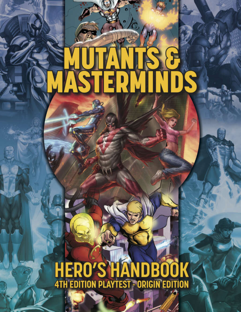 Blog - - RPG - Mestre Charles Corrêa - - Playtest: Mutants & Masterminds Hero’s Handbook 4th Edition Playtest Origin Edition! (Mutantes & Malfeitores 4ª Edição) (Talude)