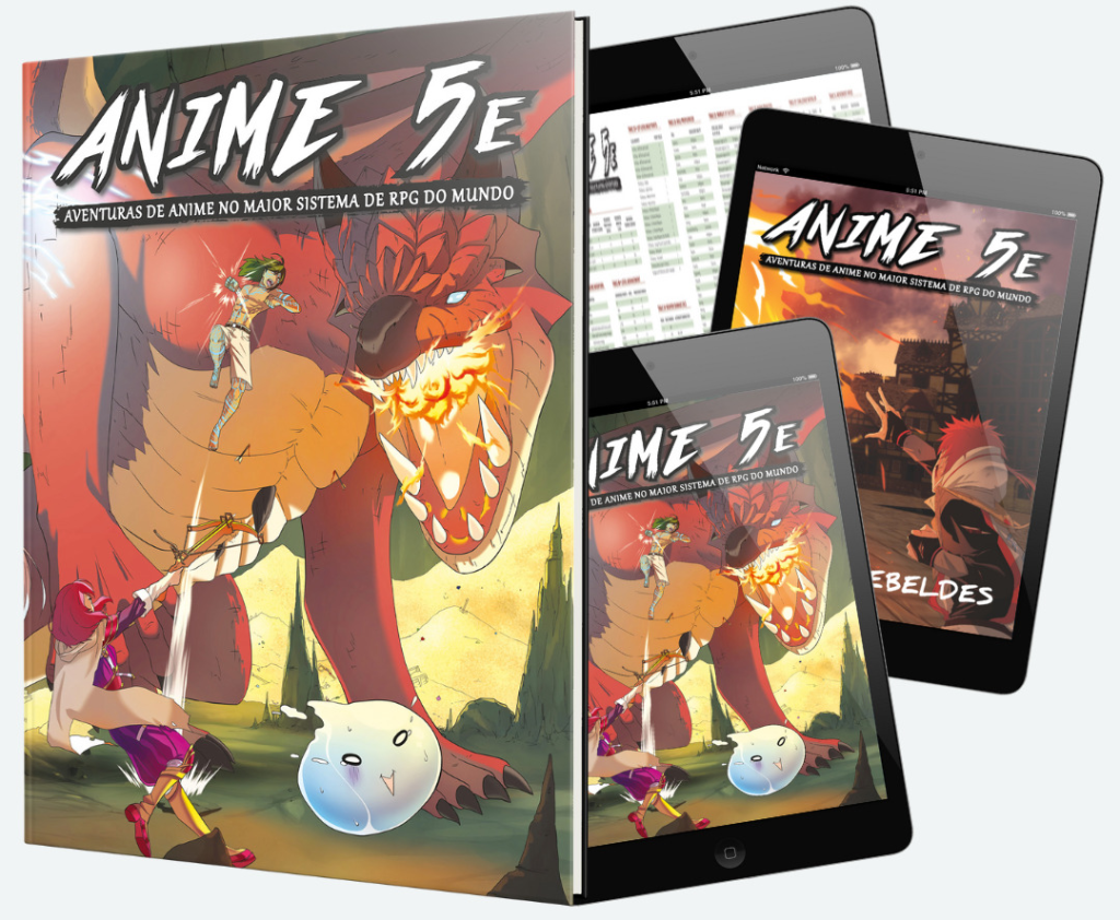Blog - - RPG - Mestre Charles Corrêa - - Financiamento Coletivo: Anime 5e RPG (Late Pledge) (Talude)