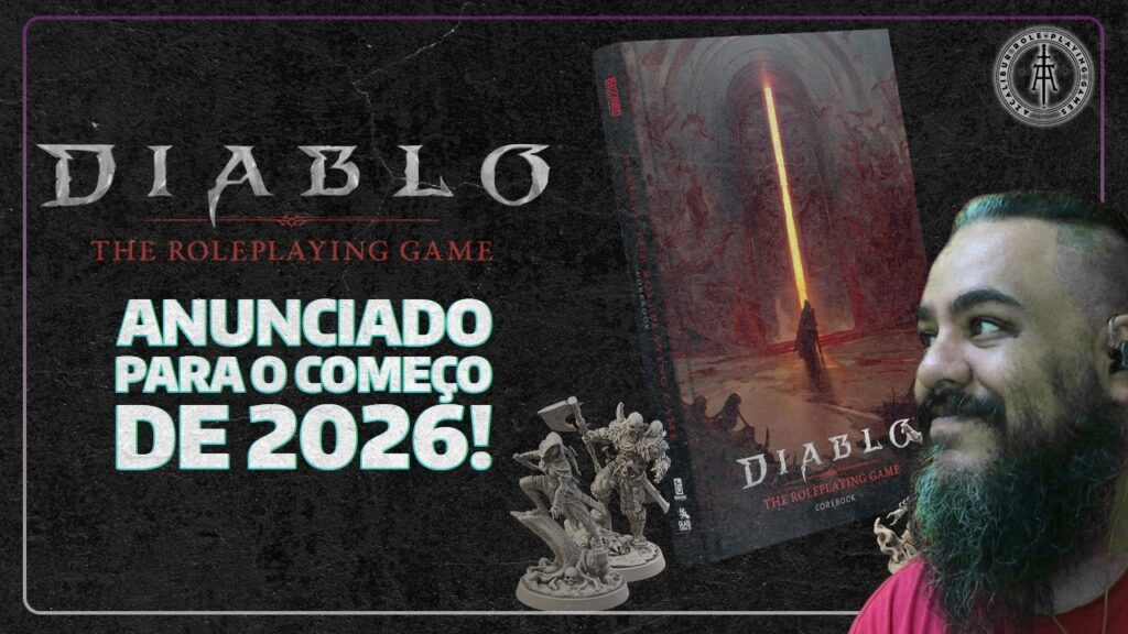 DIABLO RPG ANUNCIADO PARA 2026 (noreply@youtube.com (Azcalibur)) - Dicas - RPG - Mestre Charles Corrêa - - https://www.youtube.com/embed/L7MLu2L0e4EE finalmente temos um anúncio de quando o RPG de mesa de Diablo será lançado! Aventuras no mundo da perdição que é Santuário, onde o Eterno Conflito entre Anjos e Demônios tem com peões os humanos que buscam sobreviver. #azcalibur #arddhu #rpg #diablo4 #diablo #diabloiv ______________________________________________________________________
MUITO OBRIGADO: ð Agradeço por você acompanhar o canal! Aqui falo sobre RPG (role-playing game), com foco em RPG de mesa e nos sistemas Runarcana, Dungeons & Dragons, GURPS, Storyteller entre outros. Além dos sistemas de RPG acima, também falo do cenário de RPG Brasileiro e Internacional além de trazer notícias sobre acontecimentos importantes. INSCREVA-SE: ð Inscreva-se no canal e ative o sininho para receber notificações de quando vídeos novos forem publicados! COMENTE: ð¬ Se você discorda ou concorda, deixe um comentário, pois isso ajuda muito o canal ao dizer para o Youtube que você se importou de deixar um comentário. DEIXE UM LIKE: ð O like (curtida) no vídeo também ajuda bastante, mesmo que você tenha discordado da minha opinião mas acha que foi um bom tema.
______________________________________________________________________
CLUBE DO CANAL: ðº Torne-se membro deste canal e ganhe benefícios: ►https://youtube.com/channel/UCceEfqhgN9QcZnjdB_ZLFRw/join
______________________________________________________________________
APOIE: ð° Apoie o canal através do apoia.se, assim você ganha acesso a alguns benefícios e ajuda a manter a criação de conteúdo acontecendo! ► Apoia.se: https://apoia.se/arddhu
► Discord: http://discord.arddhu.me
______________________________________________________________________
RUNARCANA: ð Conheça Runarcana, um sistema de RPG totalmente gratuito para jogar aventuras no mundo de Runeterra. ► Runarcana RPG: https://runarcana.org
► Runarcana Discord: https://runarcana.org/discord_en
______________________________________________________________________
REPOSITÓRIO MAGITEK: ð O “Repositório Magitek” traz artigos com conteúdo de RPG com um grande foco no Runarcana RPG, mas podem ser utilizados em outros sistemas e também podem servir como inspiração para novas criações! ► https://arddhu.me/repositorio-magitek/
______________________________________________________________________
REDES SOCIAIS:
► Blog: https://rpg.arddhu.me/
► Bluesky: https://bsky.app/profile/arddhu
► Instagram: https://instagram.com/arddhu/
► Facebook: https://facebook.com/arddhu
► Twitter (X): https://x.com/arddhu
► TikTok: / arddhunVocê pode ver o post original em Azcalibur