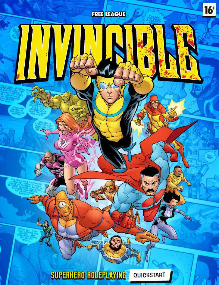 Blog - - RPG - Mestre Charles Corrêa - - Invincible – Superhero Roleplaying Quickstart (Year Zero engine) (Talude)