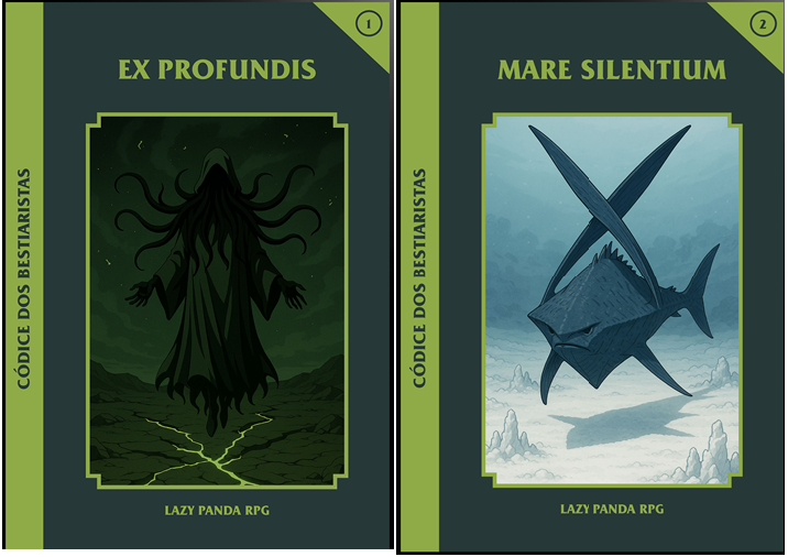 Blog - - RPG - Mestre Charles Corrêa - - Códice dos Bestiaristas Volume 1 e 2 – Ex Profundis e Mare Silentium (Talude)