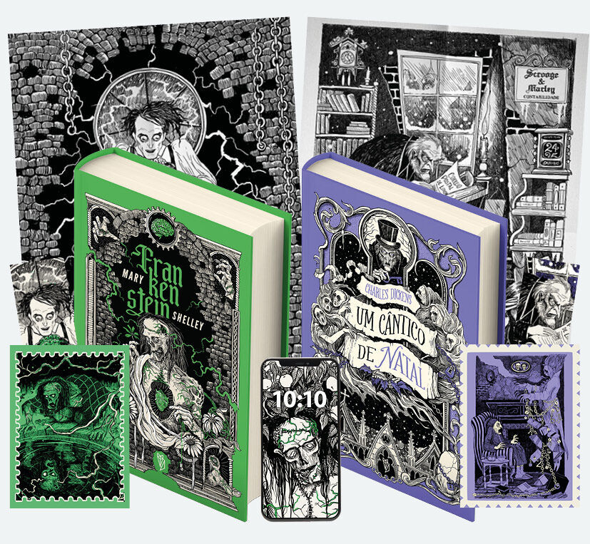 Blog - - RPG - Mestre Charles Corrêa - - Financiamento Coletivo: Frankenstein & Um Cântico de Natal Ilustrados (Talude)