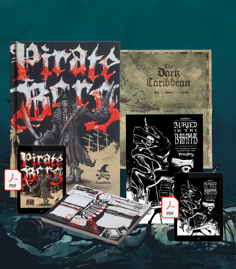 Blog - - RPG - Mestre Charles Corrêa - - Financiamento Coletivo: Pirate Borg (Talude)