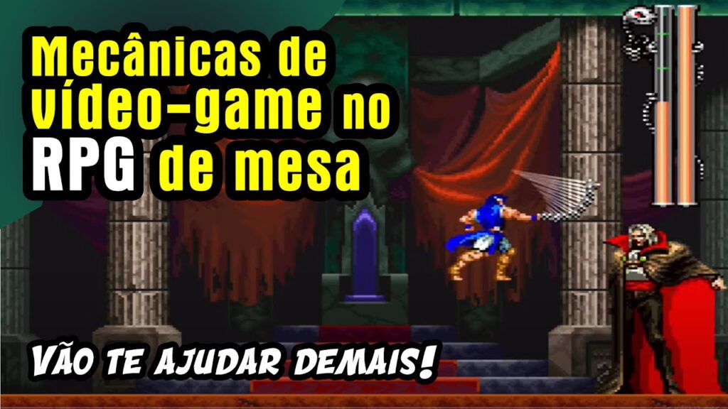 6 mecânicas dos games pra melhorar o seu D&D! ( noreply@youtube.com (Tenda Arcana) ) - Dicas - RPG - Mestre Charles Corrêa - - https://www.youtube.com/embed/2cVQ2V1ajekComo utilizar mecânicas de vídeo games no seu RPG de mesa, principalmente no D&D. Aqui teremos seis dicas e exemplos incríveis pra melhorar seu jogo! Capítulos:
00:00 Recados
00:56 Introdução ao tema
03:32 Engastes de Jóias
05:49 Sets Completos
07:50 Equipamentos de Exploração
09:25 Puzzles
10:29 Coleta de Almas
12:58 Jo Ken Po
15:46 Conclusão Confira os produtos da loja Parvus Miniaturas:
https://parvusminis.com.br/
* Utilizando o cupom tenda10 você ganha 10% de desconto na linha de miniaturas. Aproveite as ofertas e ajude o nosso canal:
Ofertas de RPG na Amazon: https://amzn.to/3Xrjxxh
Ofertas do Mercado RPG (cupom TENDAMRPG para desconto): https://www.mercadorpg.com.br/?parceiro=8483
MasterApp (cupom TENDAARCANA10 para desconto de assinatura):
https://board.masterapprpg.com/nVocê pode ver o post original em Tenda Arcana 6 mecânicas dos games pra melhorar o seu D&D! ( noreply@youtube.com (Tenda Arcana) ) - Dicas - RPG - Mestre Charles Corrêa - - https://www.youtube.com/embed/2cVQ2V1ajekComo utilizar mecânicas de vídeo games no seu RPG de mesa, principalmente no D&D. Aqui teremos seis dicas e exemplos incríveis pra melhorar seu jogo! Capítulos:
00:00 Recados
00:56 Introdução ao tema
03:32 Engastes de Jóias
05:49 Sets Completos
07:50 Equipamentos de Exploração
09:25 Puzzles
10:29 Coleta de Almas
12:58 Jo Ken Po
15:46 Conclusão Confira os produtos da loja Parvus Miniaturas:
https://parvusminis.com.br/
* Utilizando o cupom tenda10 você ganha 10% de desconto na linha de miniaturas. Aproveite as ofertas e ajude o nosso canal:
Ofertas de RPG na Amazon: https://amzn.to/3Xrjxxh
Ofertas do Mercado RPG (cupom TENDAMRPG para desconto): https://www.mercadorpg.com.br/?parceiro=8483
MasterApp (cupom TENDAARCANA10 para desconto de assinatura):
https://board.masterapprpg.com/nVocê pode ver o post original em Tenda Arcana