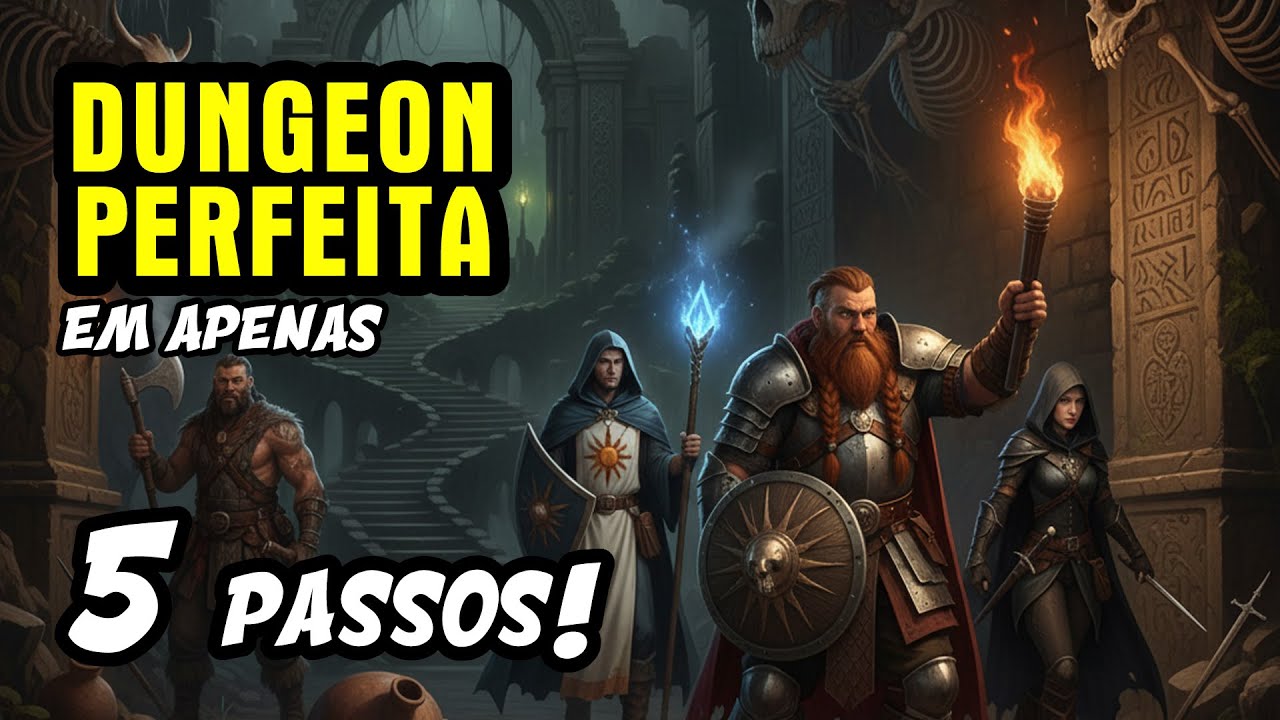 Blog - - RPG - Mestre Charles Corrêa - - Construindo a dungeon PEFEITA em 5 passos ( noreply@youtube.com (Tenda Arcana) )