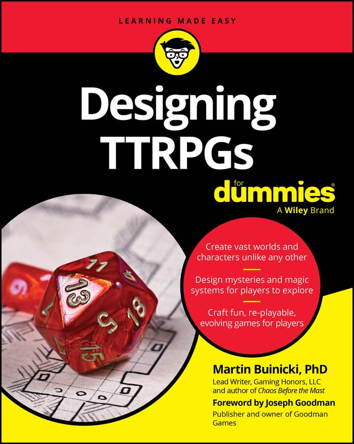 Blog - - RPG - Mestre Charles Corrêa - - Pré-Venda: Designing TTRPGs For Dummies (Talude)