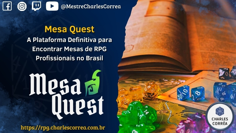 Mesa Quest: A Plataforma Definitiva para Encontrar Mesas de RPG Profissionais no Brasil