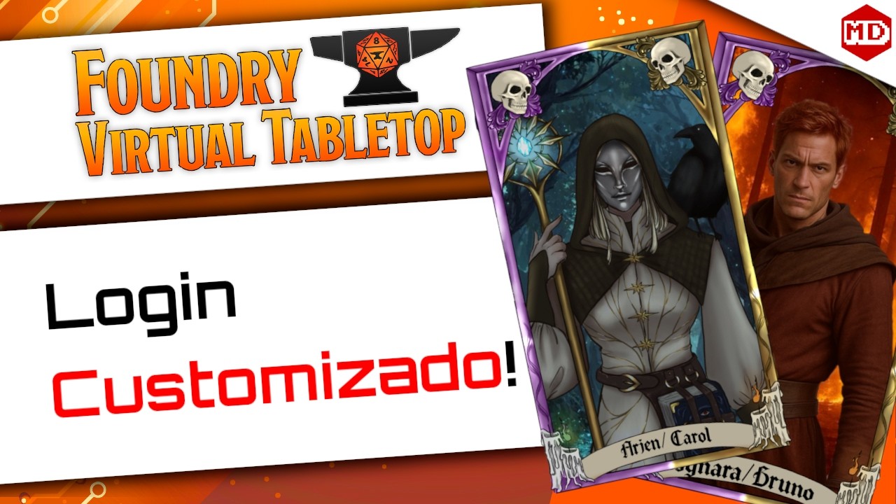 Blog - - RPG - Mestre Charles Corrêa - - Crie Telas de Login Incríveis para suas Campanhas no Foundry VTT (noreply@youtube.com (Mestre Digital))