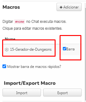 Macro pra Geração de Dungeon Aleatória no Roll20 VTT (Grátis), RPG - Mestre Charles Corrêa