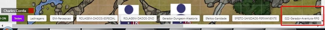 Macro geradora de aventuras RPG para o Roll20 (Grátis), RPG - Mestre Charles Corrêa