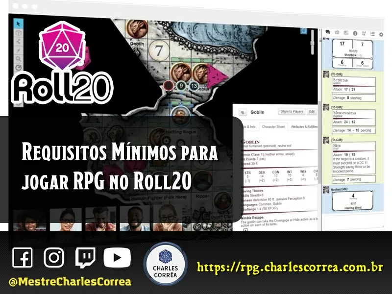 10 dicas para jogar RPG de mesa online