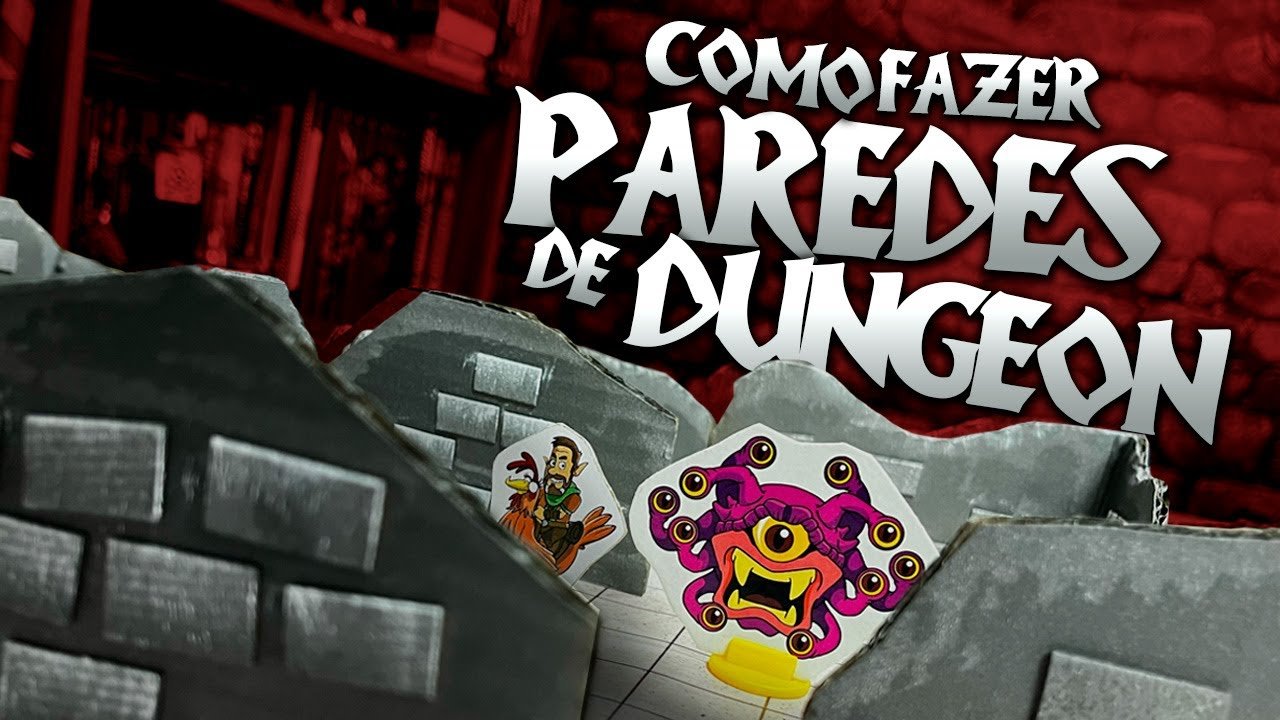 Como fazer Paredes de Dungeon para RPG de MESA (noreply@youtube.com (Dados e Danos)), RPG - Mestre Charles Corrêa