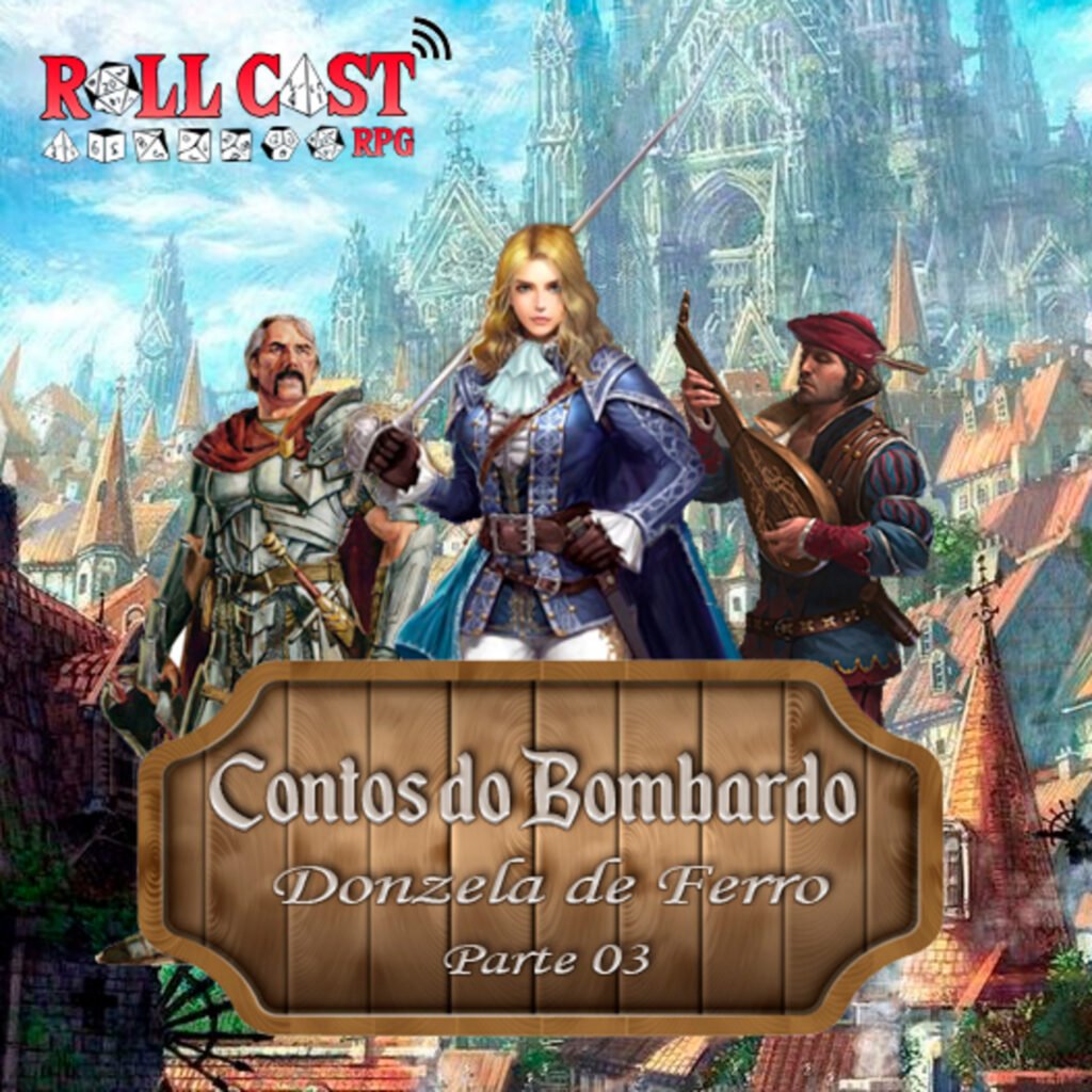 Episódio 06 - Contos do Bombardo - Donzela de Ferro - Parte 3 (Roll Cast Rpg - Áudio Dramas) - Dicas - RPG - Mestre Charles Corrêa - -  Aviso: Para melhor imersão, use fones de ouvido.   Será que o meio Orc Garruk sobreviveu a investida dos inimigos? E o Bombardo conseguiu ajuda em Forte da Adaga? Em meio a tudo isso, uma revelação sobre o passado da Duquesa Uriel vai mexer com as emoções do bardo.   
Roteiro: Adão Domingos.
Revisão:  Marcos Souza.
Auxiliar de edição: Renan Caicque.
Edição e sonorização: Luiz Massis - Tem um podcast e precisa de edição? Maiores informações em 11-98110-4317 Com as vozes de:
Marcos, como Bombardo.
Luiz, como capitão Florence e soldado 2.
Renan, como Vince e soldado 1.
Adão, como Modric e Garruk.
Isabelle Leal, como Uriel.
Gustavo Vidal, como pedinte.
Márcia Massis, como taverneira.
Álvaro Castilho, como Prior.
Diego Oliveira, como acólito. Siga-nos nas rede sociais
Twitter
Facebook
Youtube
Instagram
E-mail: rollcastrpg@gmail.com As artes destes personagens foram feitas por Álvaro Castilho. Confira mais em arte_castilho
#RollcastRPG #AudioDrama #Storytelling #StorytellingBR #PodcastBR #DnD #Fantasiamedieval
 Aviso: Para melhor imersão, use fones de ouvido. 
 Será que o meio Orc Garruk sobreviveu a investida dos inimigos? E o Bombardo conseguiu ajuda em Forte da Adaga? Em meio a tudo isso, uma revelação sobre o passado da Duquesa Uriel vai mexer com as emoções do bardo. 
 
Roteiro: Adão Domingos.
Revisão:  Marcos Souza.
Auxiliar de edição: Renan Caicque.
Edição e sonorização: Luiz Massis - Tem um podcast e precisa de edição? Maiores informações em 11-98110-4317
Com as vozes de:
Marcos, como Bombardo.
Luiz, como capitão Florence e soldado 2.
Renan, como Vince e soldado 1.
Adão, como Modric e Garruk.
Isabelle Leal, como Uriel.
Gustavo Vidal, como pedinte.
Márcia Massis, como taverneira.
Álvaro Castilho, como Prior.
Diego Oliveira, como acólito.
Siga-nos nas rede sociais
Twitter
Facebook
Youtube
Instagram
E-mail: rollcastrpg@gmail.com
As artes destes personagens foram feitas por Álvaro Castilho. Confira mais em arte_castilho
#RollcastRPG #AudioDrama #Storytelling #StorytellingBR #PodcastBR #DnD #Fantasiamedieval 