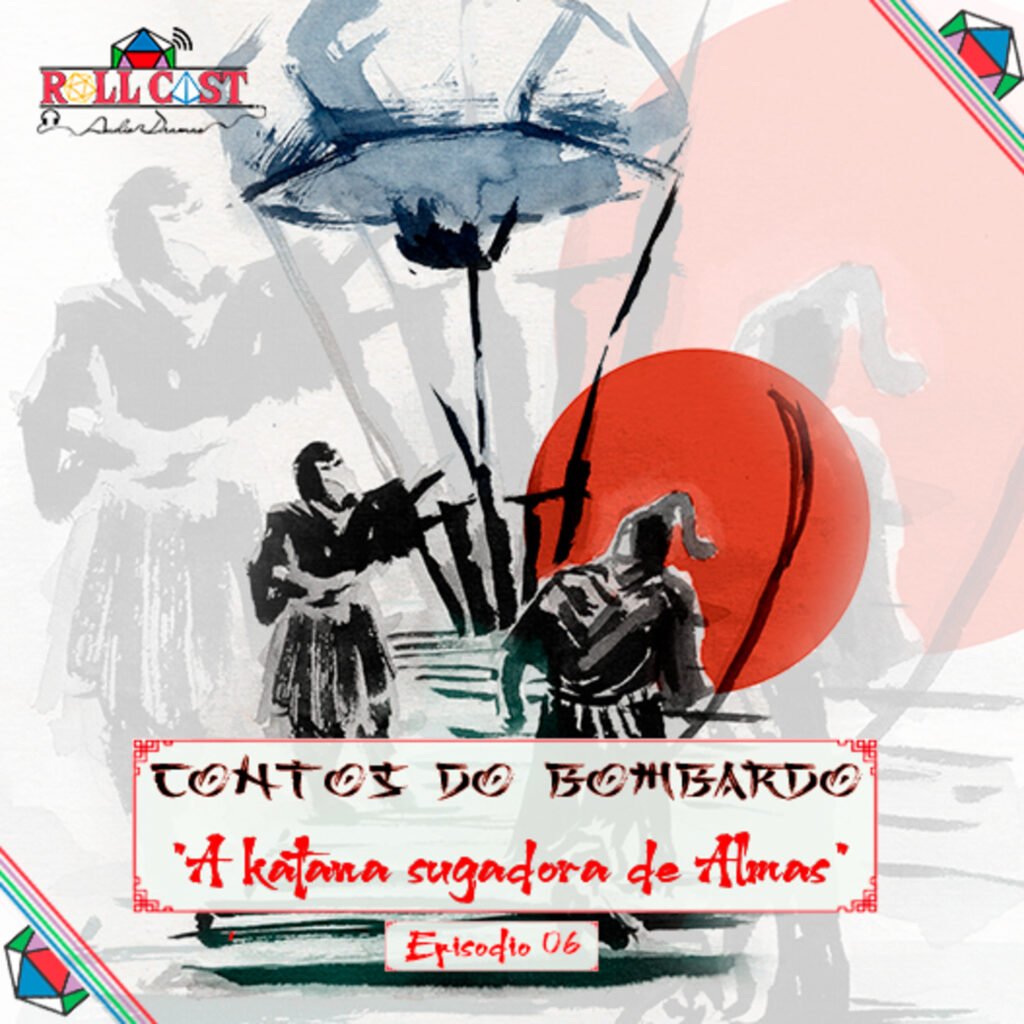 Contos Do Bombardo - A Katana Sugadora de Almas - Parte 6 (Roll Cast Rpg - Áudio Dramas) - Dicas - RPG - Mestre Charles Corrêa - - Para uma experiência completa, sempre utilize fones de ouvido! Descansados, os aventureiros reencontram velhos amigos de outros clãs antes do inicio do festival. Bombardo conhece um pouco mais sobre esses outros clãs. Tadashi toma uma atitude sobre o que sente pela Aiko e Yoshida confronta Doji Hotaro sobre o seu passado. A Katana sugadora de almas é um áudio drama ambientado em Rokugan, cenário de lenda dos cinco anéis, os eventos aqui descritos misturam aquilo que é canônico com coisas que criamos. Agradecimentos especiais aos nossos padrinhos, que nos ajudam a seguir em frente; - Advanilton Azevedo, Álvaro Castilho, Fabricio Hences, Henrique Moletta, Punta Talks podcast, Marina Jardim, Matheus Dollynho, Patrícia Bernardo, Paulo Thiago Tokunaga, Renan Calça, Rodrigo Keiji e Thiagão de Castro. Ficha Técnica Roteiro: Marcos Souza.
Revisão: Luiz Massis.
Edição e sonorização: Luiz Massis.
Arte da capa: Álvaro Castilho. Com as vozes de:
Marcos Souza, como Bombardo.
Marina Jardim, como Aiko.
Danilo Battistini, como Tadashi.
Jefferson Stankowski, como Toshio.
Ana Neves, como Haru.
Shi, como Yoshida.
Kell, como Doji Hotaru.
Álvaro Castilho, como servo da garça.
Fencas, como inventor.
Vinicius Watzl, como Katsume.
Ricardo, Kenji.
Tom, como Sanzo.
Lucas Dressler, como Imperador.
Gustavo Guimarães, como Sadayoshi. Fale conosco em contato@rollcastrpg.com ou nosso grupo aberto do Whatsapp! Nosso muito obrigado a você ouvinte que nos apoia, comenta e compartilha nossos episódios e não deixe de nos avaliar no iTunes, e demais agregadores, isso é o que nos motiva a seguir em frente! Siga-nos nas Redes sociais;
Twitter
Facebook
Instagram
Youtube Todos os nossos links!
#RollcastRPG #RPG #AudioDrama #Storytelling #StorytellingBR #PodcastBR #Samurai #L5R #lendadoscincoaneis #rokugan
Para uma experiência completa, sempre utilize fones de ouvido!
Descansados, os aventureiros reencontram velhos amigos de outros clãs antes do inicio do festival. Bombardo conhece um pouco mais sobre esses outros clãs. Tadashi toma uma atitude sobre o que sente pela Aiko e Yoshida confronta Doji Hotaro sobre o seu passado.
A Katana sugadora de almas é um áudio drama ambientado em Rokugan, cenário de lenda dos cinco anéis, os eventos aqui descritos misturam aquilo que é canônico com coisas que criamos.
Agradecimentos especiais aos nossos padrinhos, que nos ajudam a seguir em frente; - Advanilton Azevedo, Álvaro Castilho, Fabricio Hences, Henrique Moletta, Punta Talks podcast, Marina Jardim, Matheus Dollynho, Patrícia Bernardo, Paulo Thiago Tokunaga, Renan Calça, Rodrigo Keiji e Thiagão de Castro.
Ficha Técnica Roteiro: Marcos Souza.
Revisão: Luiz Massis.
Edição e sonorização: Luiz Massis.
Arte da capa: Álvaro Castilho.
Com as vozes de:
Marcos Souza, como Bombardo.
Marina Jardim, como Aiko.
Danilo Battistini, como Tadashi.
Jefferson Stankowski, como Toshio.
Ana Neves, como Haru.
Shi, como Yoshida.
Kell, como Doji Hotaru.
Álvaro Castilho, como servo da garça.
Fencas, como inventor.
Vinicius Watzl, como Katsume.
Ricardo, Kenji.
Tom, como Sanzo.
Lucas Dressler, como Imperador.
Gustavo Guimarães, como Sadayoshi.
Fale conosco em contato@rollcastrpg.com ou nosso grupo aberto do Whatsapp! Nosso muito obrigado a você ouvinte que nos apoia, comenta e compartilha nossos episódios e não deixe de nos avaliar no iTunes, e demais agregadores, isso é o que nos motiva a seguir em frente!
Siga-nos nas Redes sociais;
Twitter
Facebook
Instagram
Youtube
Todos os nossos links!
#RollcastRPG #RPG #AudioDrama #Storytelling #StorytellingBR #PodcastBR #Samurai #L5R #lendadoscincoaneis #rokugan 