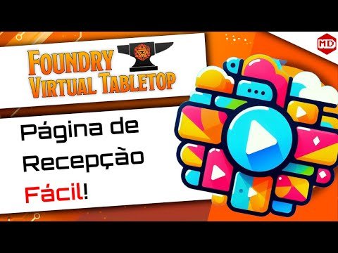 Como Criar uma Landing Page no Foundry VTT ()