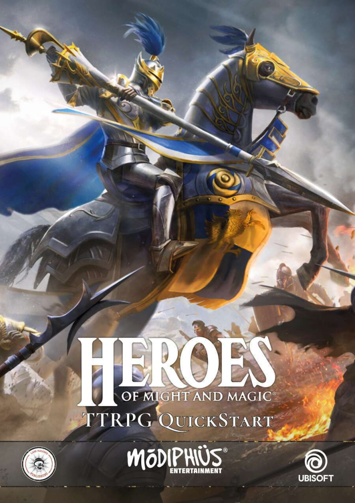 Heroes of Might and Magic 2d20 (Quickstart Rules) gratuito (Talude), RPG - Mestre Charles Corrêa