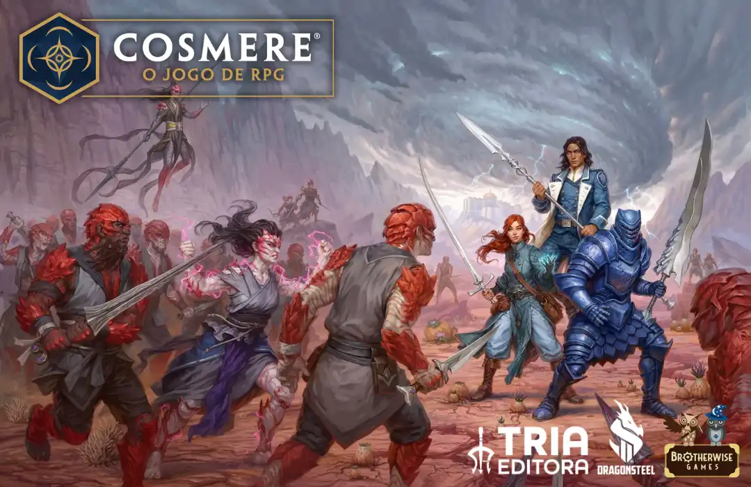 Tria Editora anuncia Cosmere RPG de Brandon Sanderson (Artifício RPG), RPG - Mestre Charles Corrêa