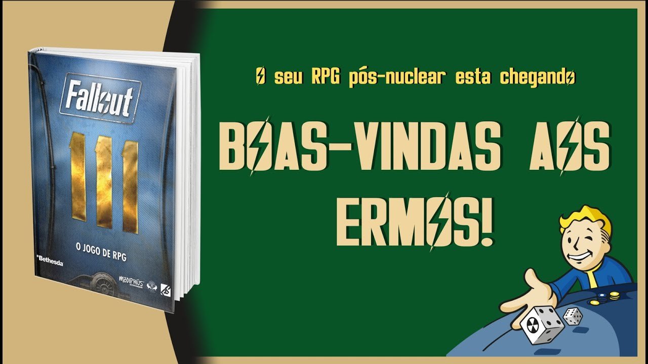 Como Jogar o Fallout RPG – Sistema 2d20 ( noreply@youtube.com (Ideias Arcanas) ), RPG - Mestre Charles Corrêa