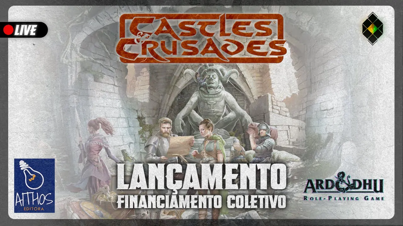 CASTLES & CRUSADES – REFORGED | FINANCIAMENTO COLETIVO (noreply@youtube.com (ARDDHU // RPG))