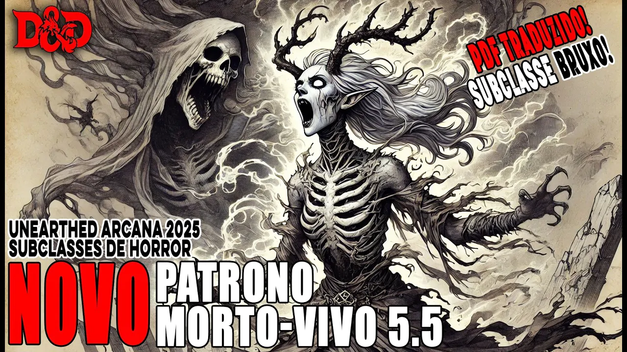 [D&D] PDF TRADUZIDO | Subclasse Bruxo: Patrono Morto-Vivo 5,5 (2024) – Dicas de RPG #381 (noreply@youtube.com (conDado))