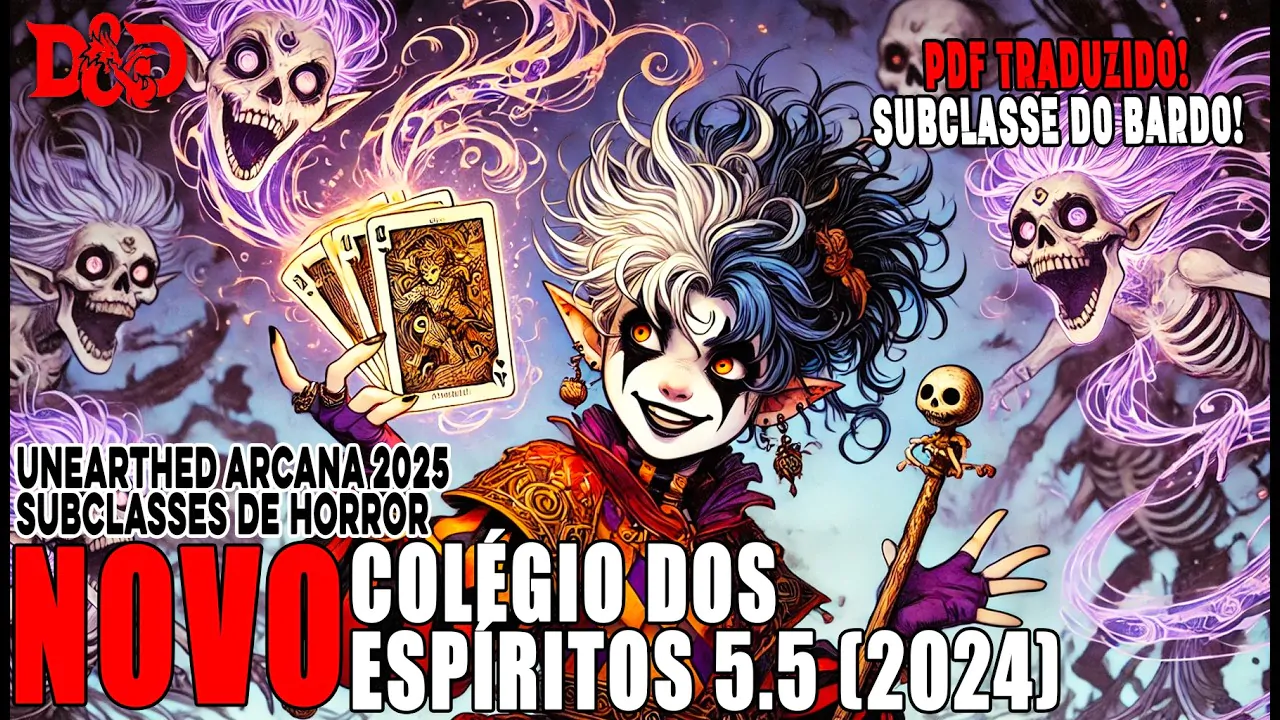 [D&D] PDF TRADUZIDO | Colégio dos Espíritos 5,5 (Bardo 2024) – Dicas de RPG #378 (noreply@youtube.com (conDado))