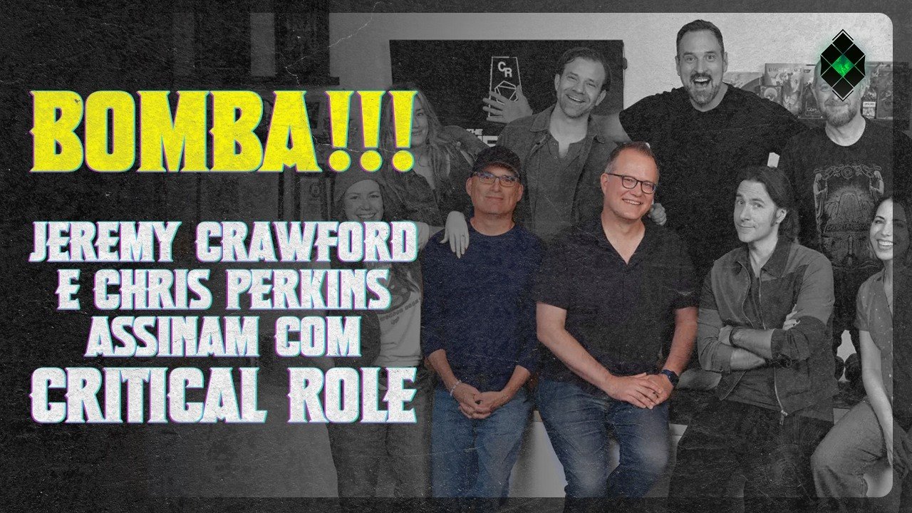 BOMBA!!!! JEREMY CRAWFORD E CHRIS PERKINS COM CRITICAL ROLE (noreply@youtube.com (ARDDHU // RPG)), RPG - Mestre Charles Corrêa