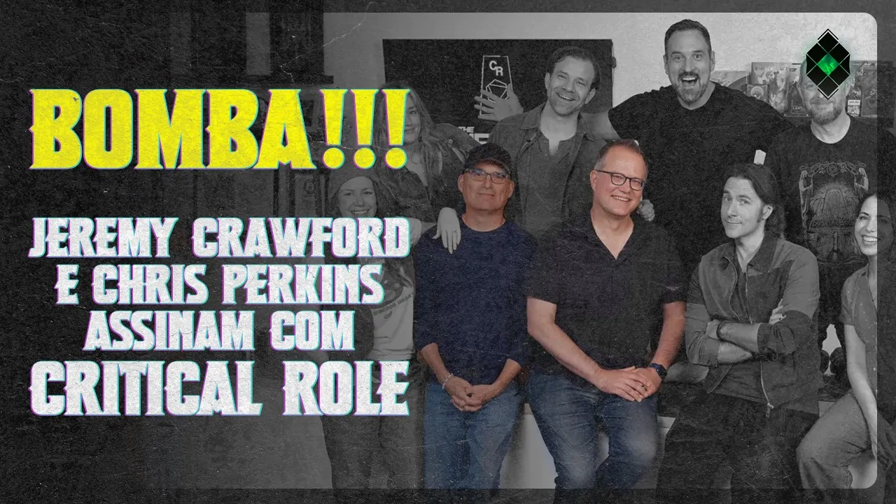 BOMBA!!!! JEREMY CRAWFORD E CHRIS PERKINS COM CRITICAL ROLE (noreply@youtube.com (ARDDHU // RPG))