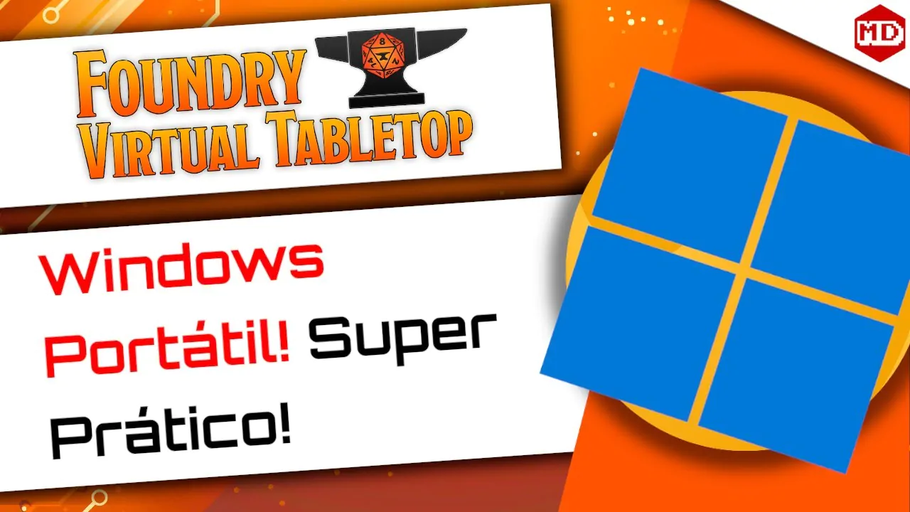 Como Usar o Foundry VTT Portátil no Windows | Rápido e Sem Riscos! (noreply@youtube.com (Mestre Digital))