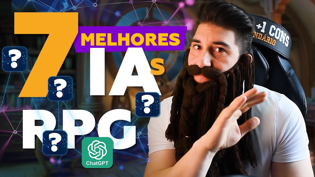 As 7 melhores IAs e prompts para o seu RPG | Stória RPG (noreply@youtube.com (Stória RPG)), RPG - Mestre Charles Corrêa