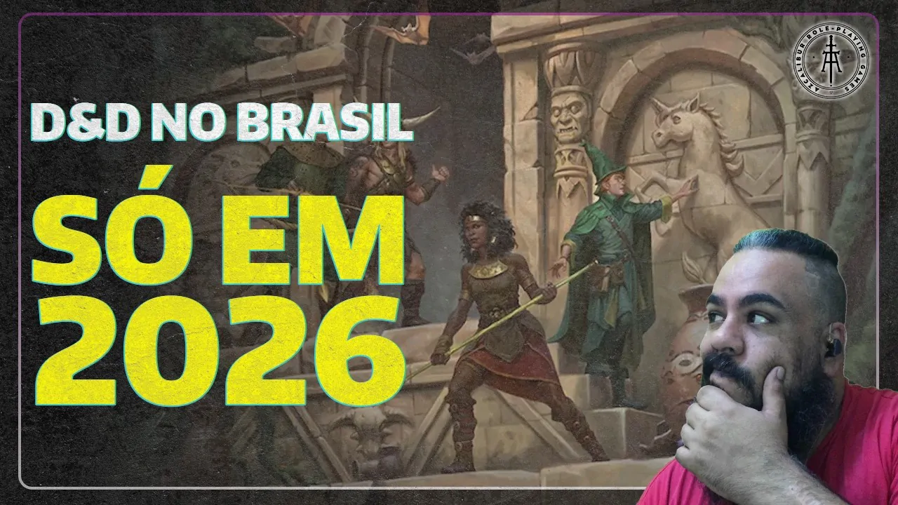 NOVIDADES SOBRE O D&amp;D NO BRASIL&#8230; ALGUMAS BOAS E OUTRAS RUINS | DUNGEONS &amp; DRAGONS (noreply@youtube.com (Azcalibur)), RPG - Mestre Charles Corrêa