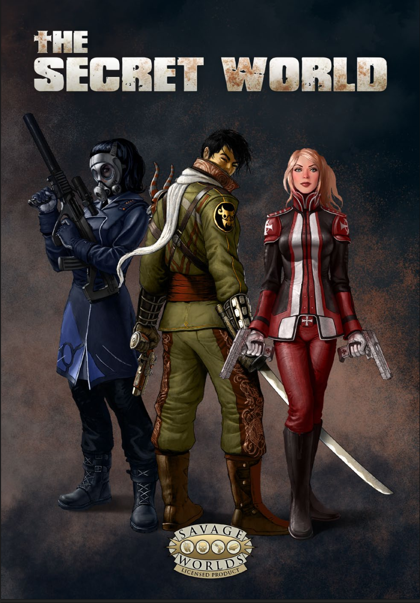 The Secret World para Savage Worlds - O Oculto Desperta - Savage Worlds (SWADE) Cenários Selvagens Compêndios Contos Selvagens 