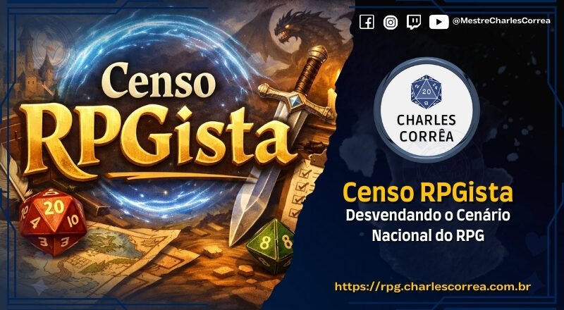Censo RPGista Brasileiro: Desvendando o Cenário Nacional do RPG!