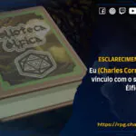 Esclarecimento Público: Eu (CHARLES CORRÊA) Não tenho vínculo com o site Biblioteca Élfica